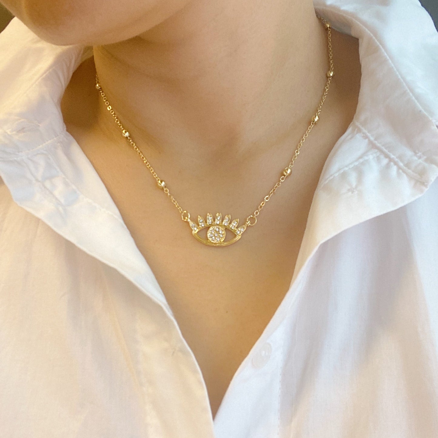 Bright Eye Necklace