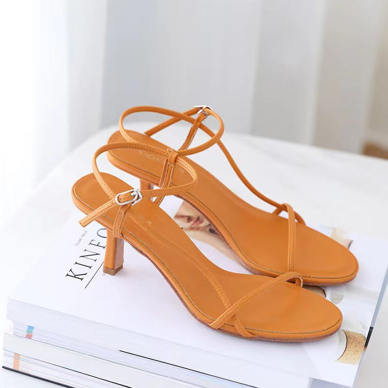 Stiletto Strap High Heels Sandals