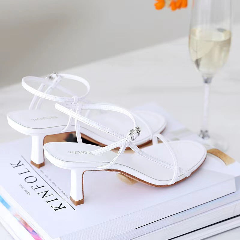 Stiletto Strap High Heels Sandals