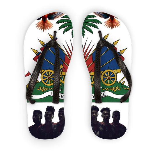 Haiti World Cup 2026 Fan Flip Flops – Makayaa™ Limited Edition