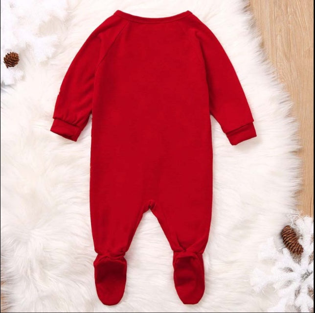 Baby Christmas Pajama – Cute Fox Print | Soft Cotton Sleepwear | MAKAYAA