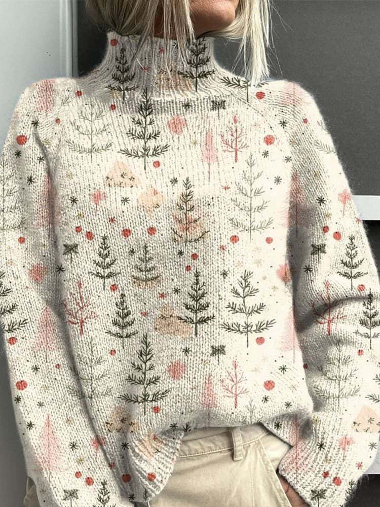 Women's Woolen Sweater Fashion Personality Turtleneck Sweater
